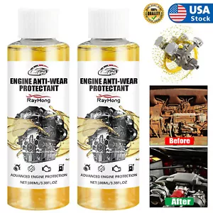 2x Anti-wear Engine Treatment Oil Additive Efficient Anti-wear Protective Agent - Picture 1 of 15