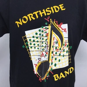 Vintage Gr. XL Einzelnaht TShirt Musik Band Konzert Northside - Bild 1 von 8
