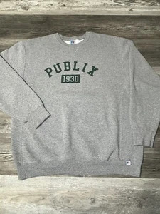 Vintage Y2K Russell Athletic Made In Honduras Publix Super Market Sweatshirt 2XL - Picture 1 of 6