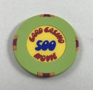 Chip de casino vintage CARO CASINO MOVIE 500 para juegos de casino - Imagen 1 de 1