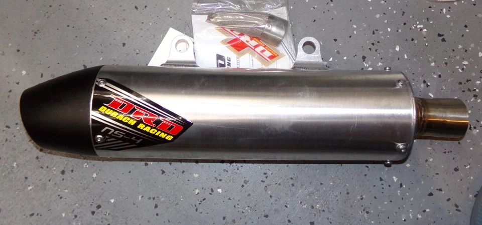 Silenciador de aluminio con antichispas DR.D #7385 SLIP ON: KTM 450SX-F 07-2015 Foto 1 de 1