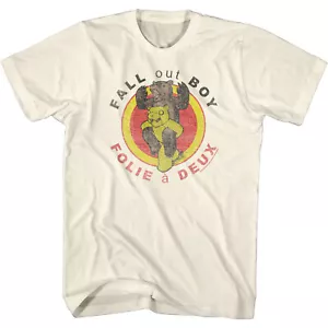 Fall Out Boy Folie A Deux Album Cover Men's T Shirt Rock Band Tour Concert Merch - Picture 1 of 3