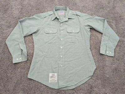 Propper Button Up Shirt Mens Extra Large Long Sleeve Wool Blend Green Military - Image 1 of 4