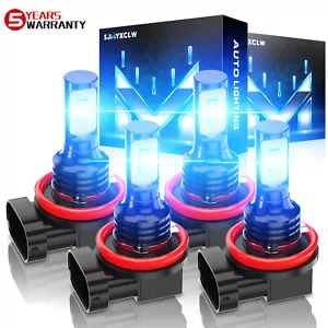 For Chevy Impala 2006 2007 2008-2013 Combo 4X 8000K LED Headlights Hi-Low Bulbs - Picture 1 of 10