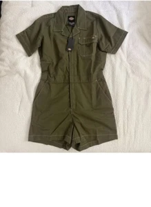 Dickies Medium Shortall Olive Women's New With Tags - Picture 1 of 3