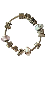  11 DIJES PANDORA Con PULSERA SILVERADO 7" ¡HERMOSA!!! Foto 1 de 4