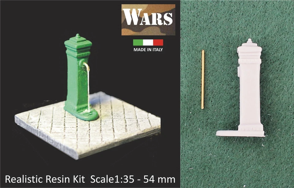 WARS 18-35 Fontana kit resina diorama guerra WW2 Fountain resin kit 1:35 - 54mm - Immagine 1 di 1