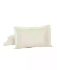 Today's Home Tailored Flange Cotton Blend Pillow Sham PAIR - STANDARD - Ivory - Picture 1 of 1