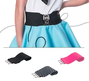 Hip Hop 50s Shop 2.5" Child Cinch Belt Poodle Skirt Costume Dance Accessory - Picture 1 of 17
