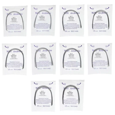 Dental Orthodontic Niti Arch Wire Super Elastic Natural Nature Form Round - Image 1 of 4