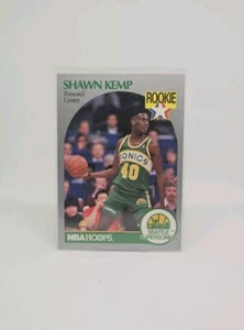 SHAWN KEMP - 1990-91 NBA HOOPS - ROOKIE CARD # 279 - SEATTLE SUPERSONICS - Picture 1 of 2