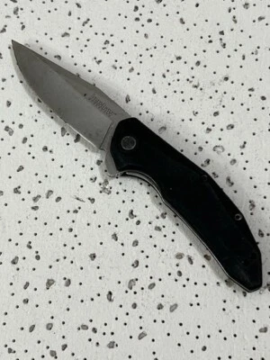 Kershaw Scrimmage 1344 A/O Linerlock Black Folding Knife- - Image 1 of 4