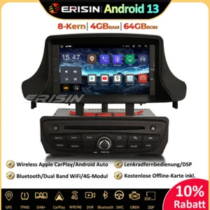 Radio de coche 8 núcleos DSP Android 13 GPS para Renault Megane 3 Fluence CarPlay CD DAB+ - Imagen 1 de 20