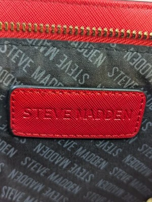 Steve Madden Crossbody Red Blannis Purse Zip Shoulder Style Bag Missing Strap  - Image 1 of 4