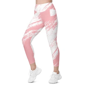 Unique Eco-Friendly Fitness Workout Leggings With Pockets For Women Yoga Pants - Picture 1 of 84