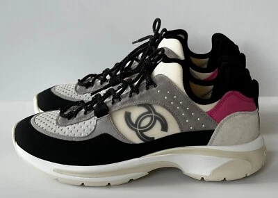 NUEVO 2023 23S ZAPATILLAS CHANEL MULTICOLOR GAMUZA CUERO TELA MALLA CC 42 Foto 1 de 4