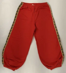 Gucci Girls Red Cotton Kimono GG Sweat Pants 12 Women XS to S 596228 6094 - Picture 1 of 4