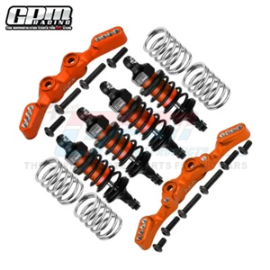GPM Alu 6061 F&R Shock Towers & Shocks For TRAXXAS 1/10 Ford GT 4-TEC 2.0 / 3.0 - Picture 1 of 14