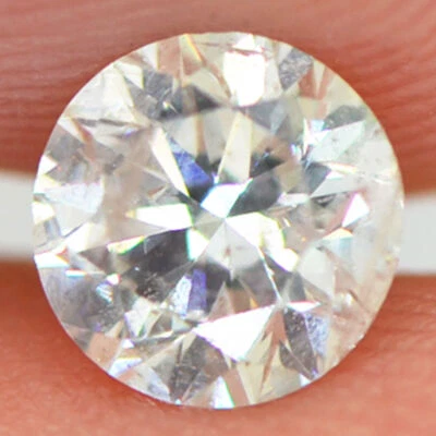 Round Shape Diamond Loose Polished Certified 0.81 Carat G/SI2 Natural Enhanced - Image 1 of 4