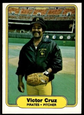 1982 Fleer Victor Cruz Pittsburgh Pirates #480 - Image 1 of 2