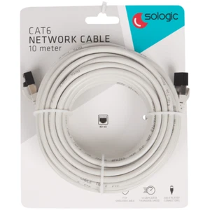 Sologic LAN Cat 6 FTP Network Cable fast reliable internet connection 10 meter - Foto 1 di 2