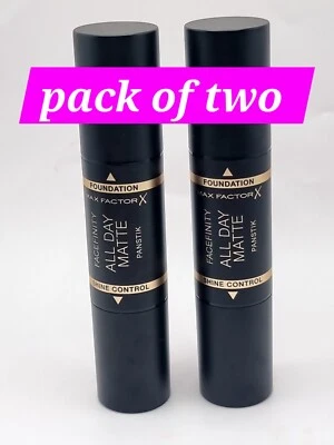 Max Factor Face Matte 2in1 PanStik Found,40Light Ivory(Pack of 2)(B85/E.JJ/F.CE) - Image 1 of 4