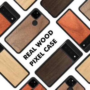 Real Wood Google Pixel 8 Pro Case, Pixel 7A, Pixel 7, Pixel 6A, Pixel 6 - Photo 1 sur 10