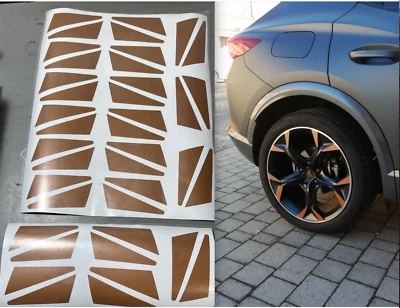 Kit adesivi sticker cerchi originali CUPRA FORMENTOR in differenti CORAZIONI - Imagen 1 de 3