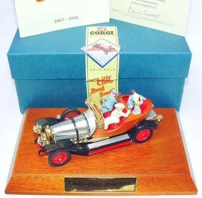 Corgi Toys 1:43 CHITTY CHITTY BANG BANG Movie TV Car + FIGURES & PLINTH MIB`92! - Image 1 of 4