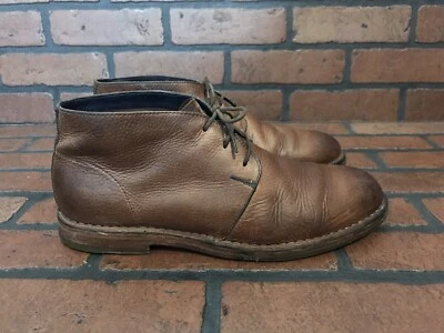 Bota Cole Haan Glenn Chukka Couro Marrom Tamanho 9.5 C1777 - Imagem 1 de 4
