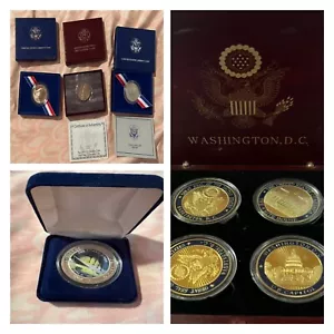 U.S liberty coin, Mint Olympics Coin, Titanic Coins, - Picture 1 of 5