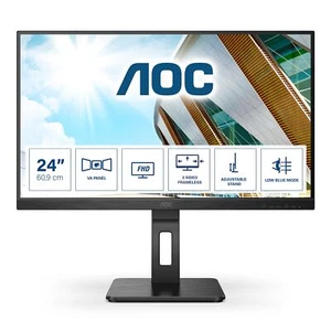 AOC P2 24P2QM LED display 60.5 cm (23.8") 1920 x 1080 pixels Full HD Black - ... - Picture 1 of 18