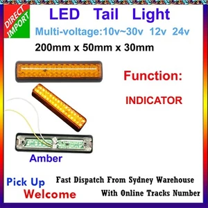 2PCS LED Tail Light Trailer Caravan Truck UTE Camper Indicator Light Side Marker - Picture 1 of 4