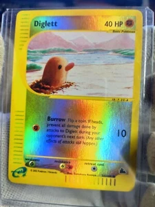 Pokemon TCG Englisch Karte eReader Skyridge Diglett Reverse Holo 50/144 NM - Bild 1 von 4