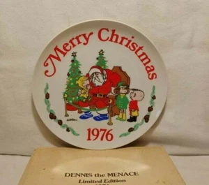 DENNIS THE MENACE CHRISTMAS LIMITED EDITION 1976 SAMMLERTELLER Hank Ketchum - Bild 1 von 7