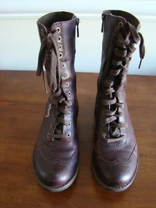 Zapatos de mujer Timberland EE. UU. 6,5 M Borgoña Reino Unido 4,5 EU 37,5 con cremallera lateral - Imagen 1 de 8