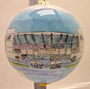 Adorno de estadio Ralph Wilson Happy Holidays 2000 de Buffalo Bills - Imagen 1 de 12