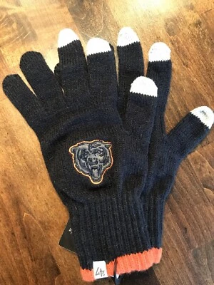 NUEVO NUNCA USADO NUEVO CON ETIQUETAS - Guantes Táctiles Baraka Azul Marino Chicago Bears - OSFM Foto 1 de 4