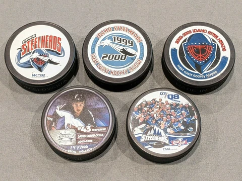 Idaho Steelheads Ice Hockey Club Puck Collection WCHL ECHL Cover