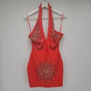 Vestido para mujer Arden B naranja con tachuelas talla M envío gratuito - Imagen 1 de 10