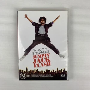 Jumpin Jack Flash Whoopi Goldberg DVD OOP RARE R4 Mint Disc Free Tracked Post - Picture 1 of 3