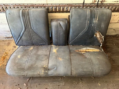Asiento de banco dividido con orugas 64 65 66 67 Chevelle GTO 442 GS Lemans Foto 1 de 4