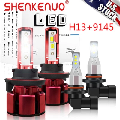 For Mercury Grand Marquis2006-2008 2009-2011 Combo LED Headlight+Fog Light Bulbs - Image 1 of 4