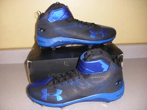 Neu im Karton UA HARPER ONE MID ST METALLSTOLLEN 1278699-014 SCHWARZ BLAU GRÖSSE 14 - Bild 1 von 5