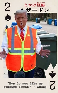 Tarjeta coleccionable Donald Trump - How Do You Like My Garbage Truck Pachimon por MPRINTS - Imagen 1 de 1
