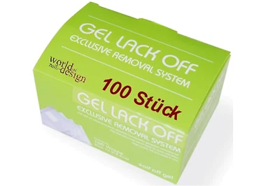 SPAR Set: 100 Stück Remover Pads in Box zum ablösen von UV Polish Gel, Gel Lack - Bild 1 von 2