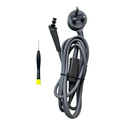 Mains Powercord Assembly Plug Flex Lead Connector GreyFor Dyson HS01 Airwrap