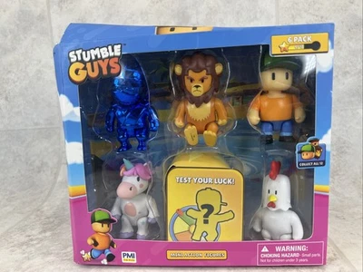 Paquete de 6 mini figuras de acción Stumble Guys caja abierta ninja azul caja dañada Foto 1 de 4
