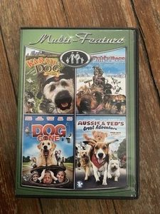 4 Movie Family Dog Comedy DVD’S– Karate Dog, Chilly Dogs, Dog Gone, Aussie & Ted - Picture 1 of 1