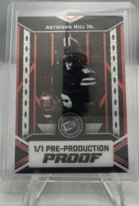 2024 Leaf Collective Press Pass Red Antwann Hill Jr. PP 1/1 Memphis Prospekt - Bild 1 von 2